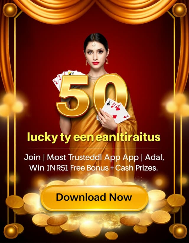Lucky Teen Patti 50 Bonus Banner